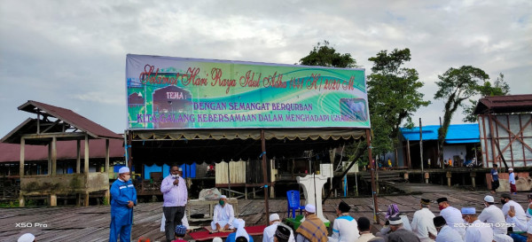 Bupati Asmat Elisa Kambu Berkurban Seekor Sapi