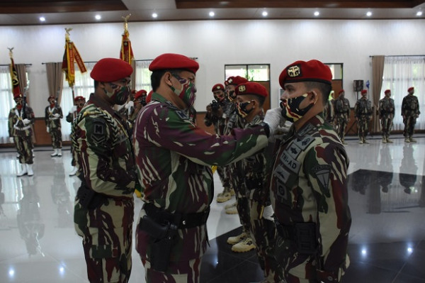 Letkol Inf Wimoko Resmi Jabat Wadan Sat-81 Kopassus