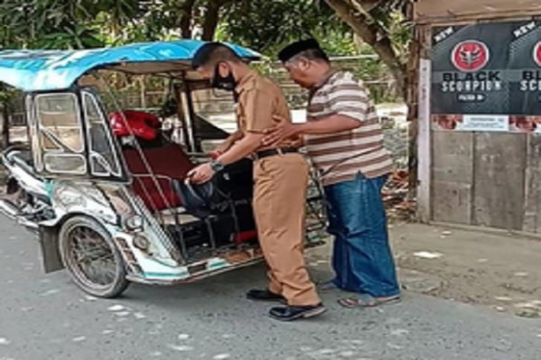 Kisah Anak Tukang Becak Jadi Lulusan Terbaik IPDN Wakil Sulawesi Barat