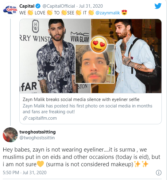 Selfie Zayn Malik di Instagram Disebut Terkait Perayaan Iduladha