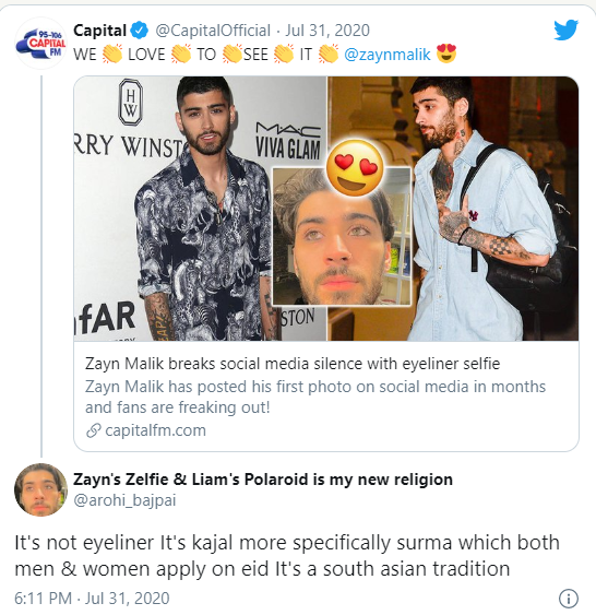 Selfie Zayn Malik di Instagram Disebut Terkait Perayaan Iduladha