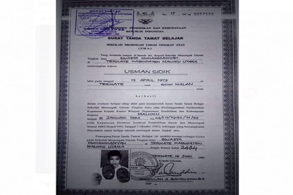 Dugaan Ijazah Palsu Hantui Pilkada Halmahera Selatan