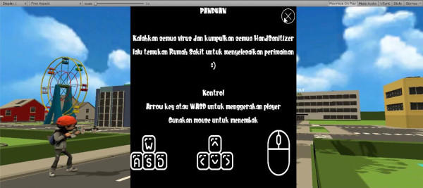 Mahasiswa FTI UBL Ciptakan Game 'Bocil Hunter: Corona Virus'
