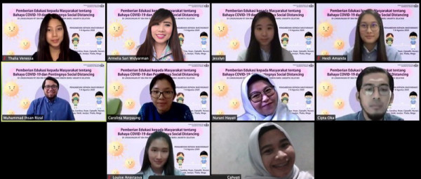 Jumlah Infeksi Covid-19 Terus Meningkat, PKM FKG Usakti Gelar Penyuluhan Online