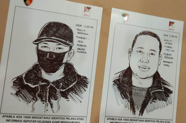 Ini Dia Sketsa Pelaku Penembakan Pengusaha Pelayaran di Kelapa Gading