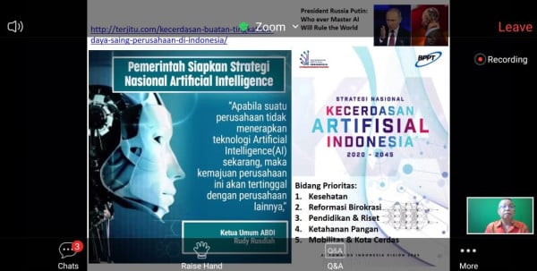 Penguatan Riset dengan Kecerdasan Artifisial Percepat Pemulihan Ekonomi