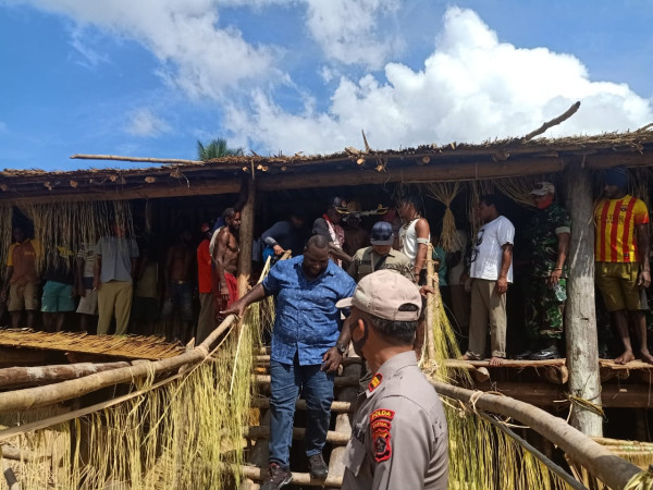 Forkopimda Asmat Hadiri Peresmian Jew Kampung Sawa