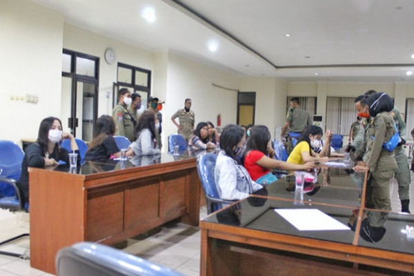 Lagi, Pemandu Lagu dan Terapis Cantik Diamankan Satpol PP