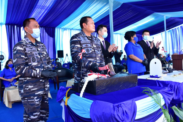 Dua Kapal Perang Baru Produksi Dalam Negeri Perkuat Armada Tempur TNI AL