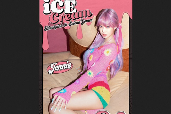 Jennie BLACKPINK Penuh Warna pada Foto Teaser Terbaru 'Ice Cream'