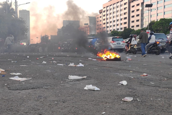 Demo Mahasiswa di Gedung DPR/MPR Bubar, Petugas PPSU Kebagian Sampah?