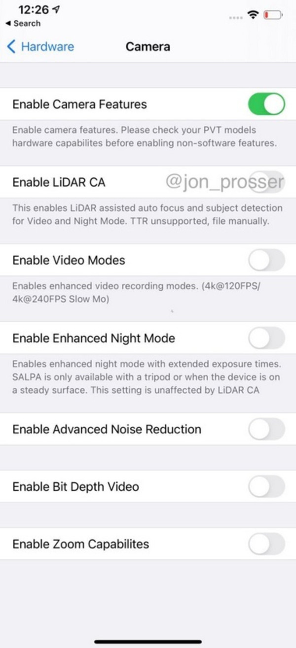 Bocoran Gambar Ungkap Apple Uji Refresh Rate 120Hz di iPhone 12 Pro Max 5G