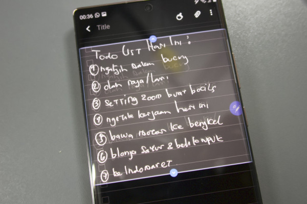 10 Fitur Terbaik Samsung Notes di Galaxy Note20