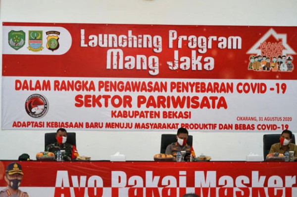 Lindungi Pariwisata, Polres Metro Bekasi Luncurkan Mang Jaka