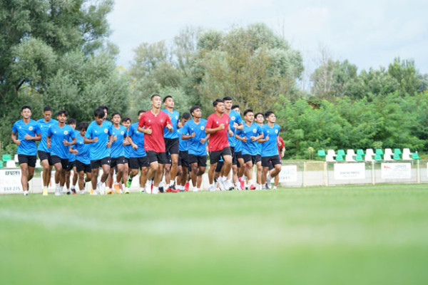 Intensitas Tinggi Latihan Fisik Timnas U-19 di Kroasia