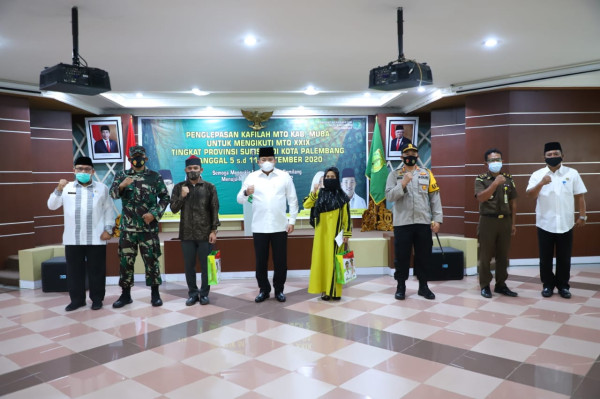 Optimis Harumkan Nama Muba, Pemkab Muba Lepas Kafilah MTQ