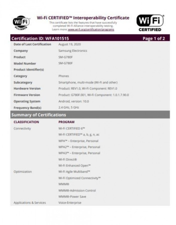 Galaxy S20 Lite dan S20 Fan Edition Diambang Gerbang Peluncuran