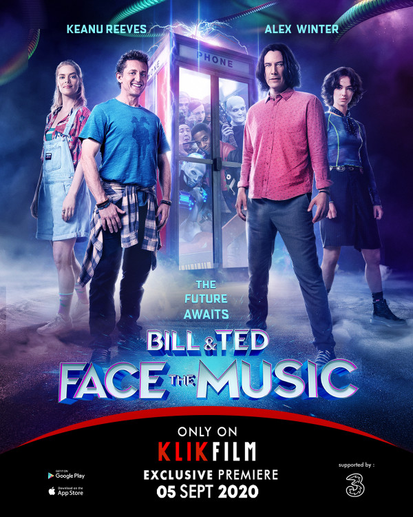 Film Keanu Reeves, Bill and Ted 3 Tayang di Klik Film, Ini Kata Vino Bastian