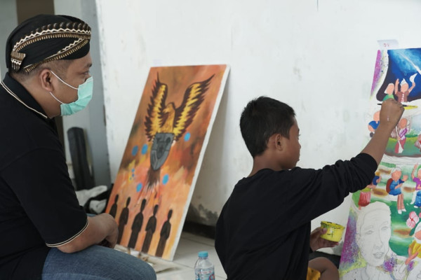 Gelar Lomba Lukis, NUGallery Ajak Seniman Lawan Pandemi Covid-19