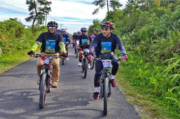 Geo Bike Kaldera Toba Diharapkan Dapat Bangkitkan Pariwisata Danau Toba