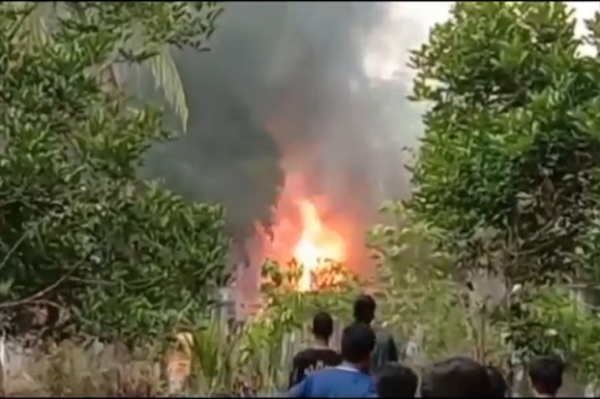 Jadi Tempat Penyimpanan Solar, 1 Rumah Ludes Terbakar
