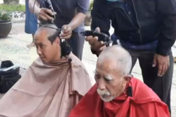 Bupati Jember Kena Sanksi, Warga dan Anggota DPRD Syukuran Cukur Gundul
