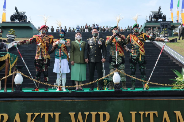 KSAD Lantik 1.198 Perwira Lulusan Pendidikan Pembentukan Perwira TNI AD