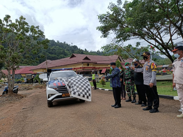 Pemkab Morowali Utara Kampanyekan Disiplin Pakai Masker
