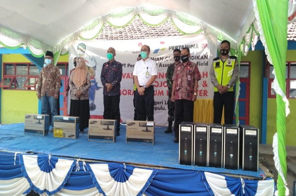 Pertamina EP Asset 4 Field Poleng Renovasi Gedung SD di Bangkalan