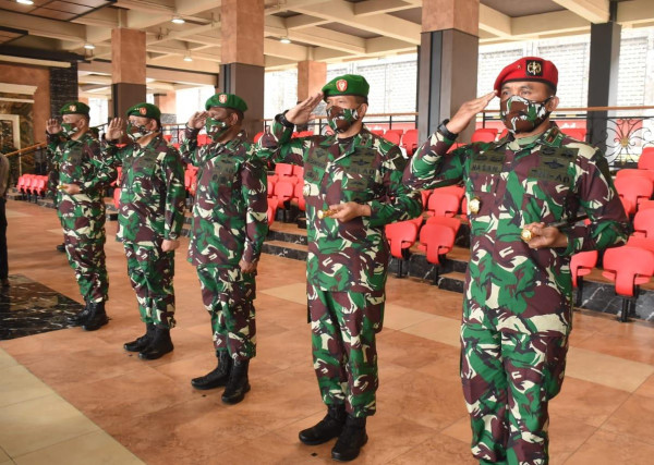 KSAD Pimpin Sertijab 5 Jabatan Strategis dan Kenaikan Pangkat Pati TNI AD