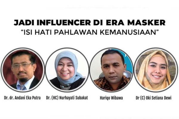 Kupas Masalah Corona lewat Webinar Influencer di Era Masker