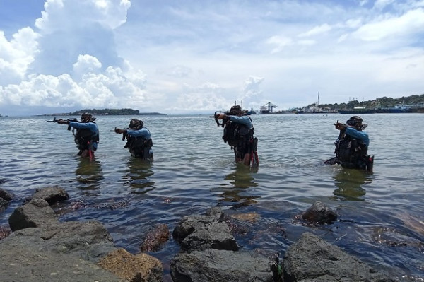 Panglima Koarmada III Ikut Latihan Puncak TNI AL Armada Jaya XXXVIII