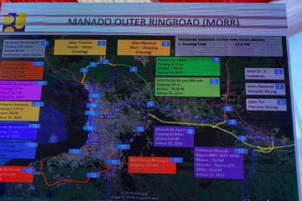 Atasi Kemacetan di Manado, Pembangunan MORR III Sepanjang 11,4 Km Dimulai