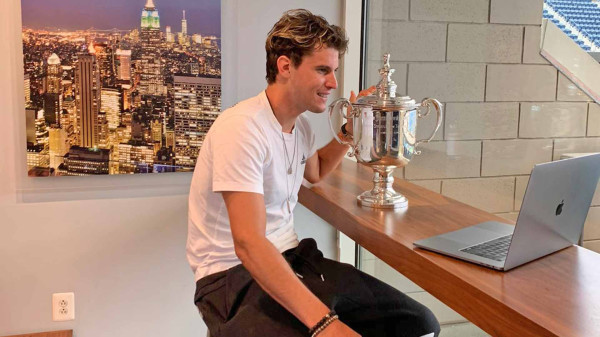 Terungkap! Inilah Aktivitas Dominic Thiem Usai Juara US Open 2020