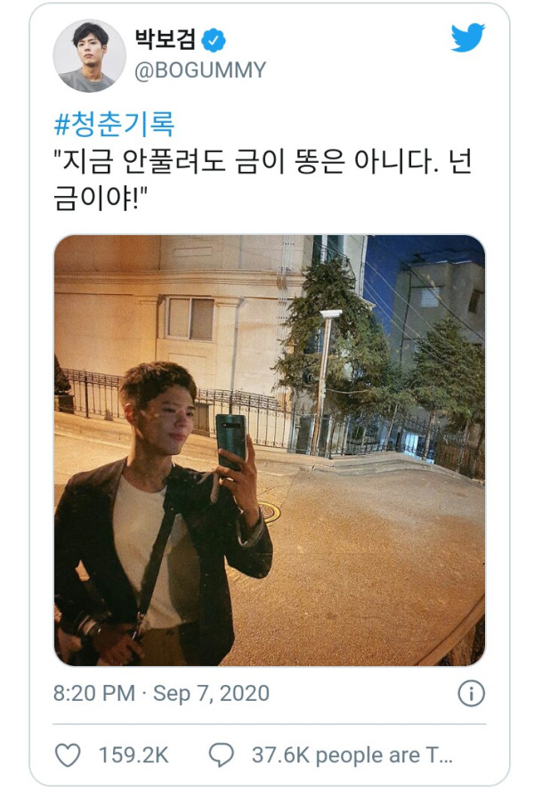 Misteri Rangkaian Tweet Park Bo-gum, Ini Penjelasan dari Penggemar