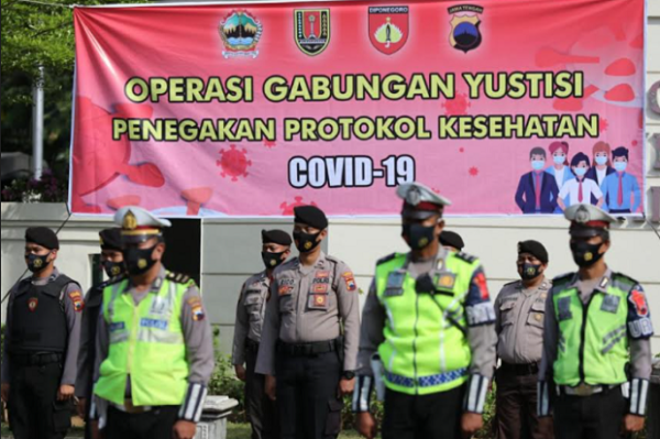 Jateng Mulai Masif Operasi Yustisi Protokol Kesehatan di Tempat Kerumunan