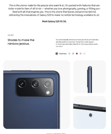 Bocoran Spesifikasi dan Harga Bentuk Opini Galaxy S20 FE Ungguli iPhone 12