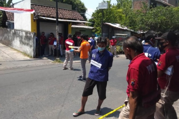 Rekonstruksi Penyerangan Pasar Kliwon, 8 Tersangka Peragakan 77 Adegan