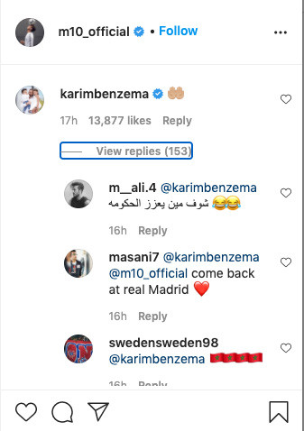 Karim Benzema Komentari Foto Oezil Berkostum Real Madrid