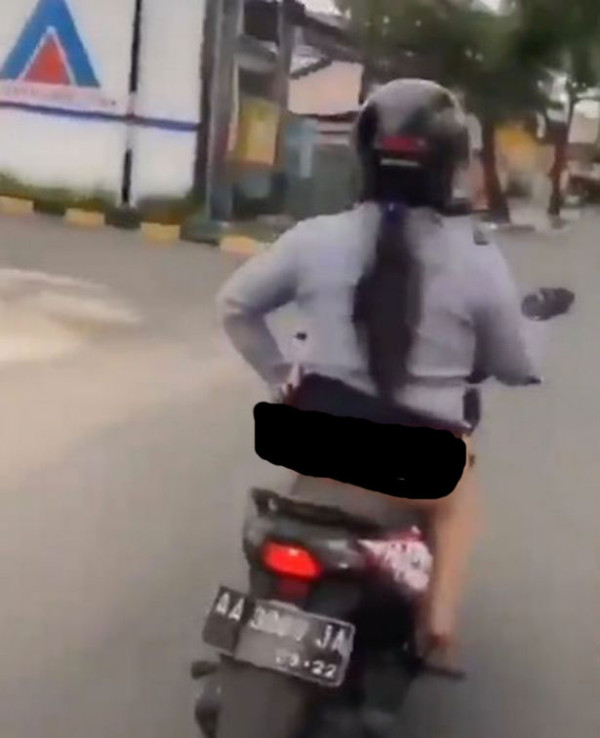 Viral di TikTok, Polisi Magelang Buru Wanita Pamer Pantat saat Naik Skutik