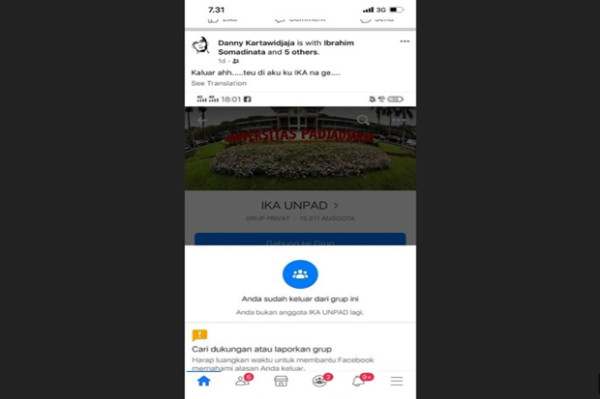 Komunitas Alumni Cinta IKA UNPAD Tolak Hasil Mubes X