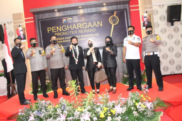 Berinovasi Dukung KTS, Polres Bangkalan Dapat Promoter Reward dari Lemkapi