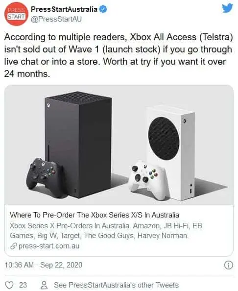 Microsoft Xbox Series X Laris Manis Terjual dalam Hitungan Menit