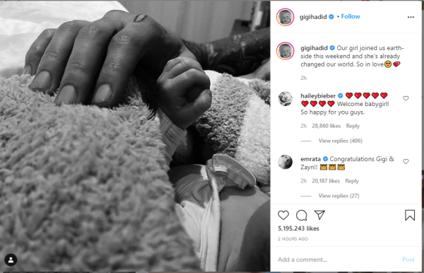 Gigi Hadid Sudah Lahiran, Zayn Malik Susah Berkata-kata