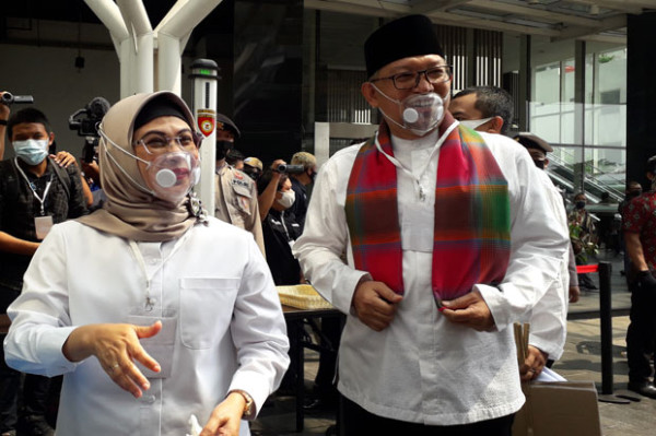 Muhamad Absen Pengambilan Nomor Urut Pasangan Calon Pilkada Tangsel 2020