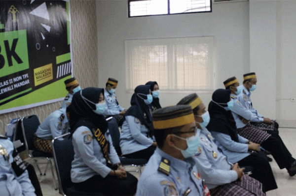 Imigrasi Polewali Ikuti Simulasi Penilaian Pembangunan ZI Menuju WBK