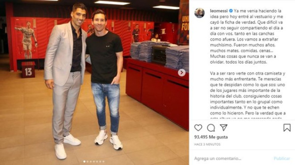 Tendang Luis Suarez, Messi Kecam Barcelona