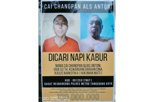 Jalan Mulus Cai Changpan Kabur dari Lapas Kelas I Tangerang