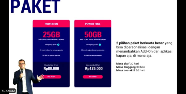 XL Axiata: Live.On Membuat Pelanggan 'Merdeka' Gunakan Kuota Data