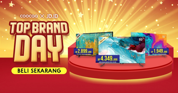 Pertama di Indonesia TV Android 10 hadir di Top Brand Day JD.ID